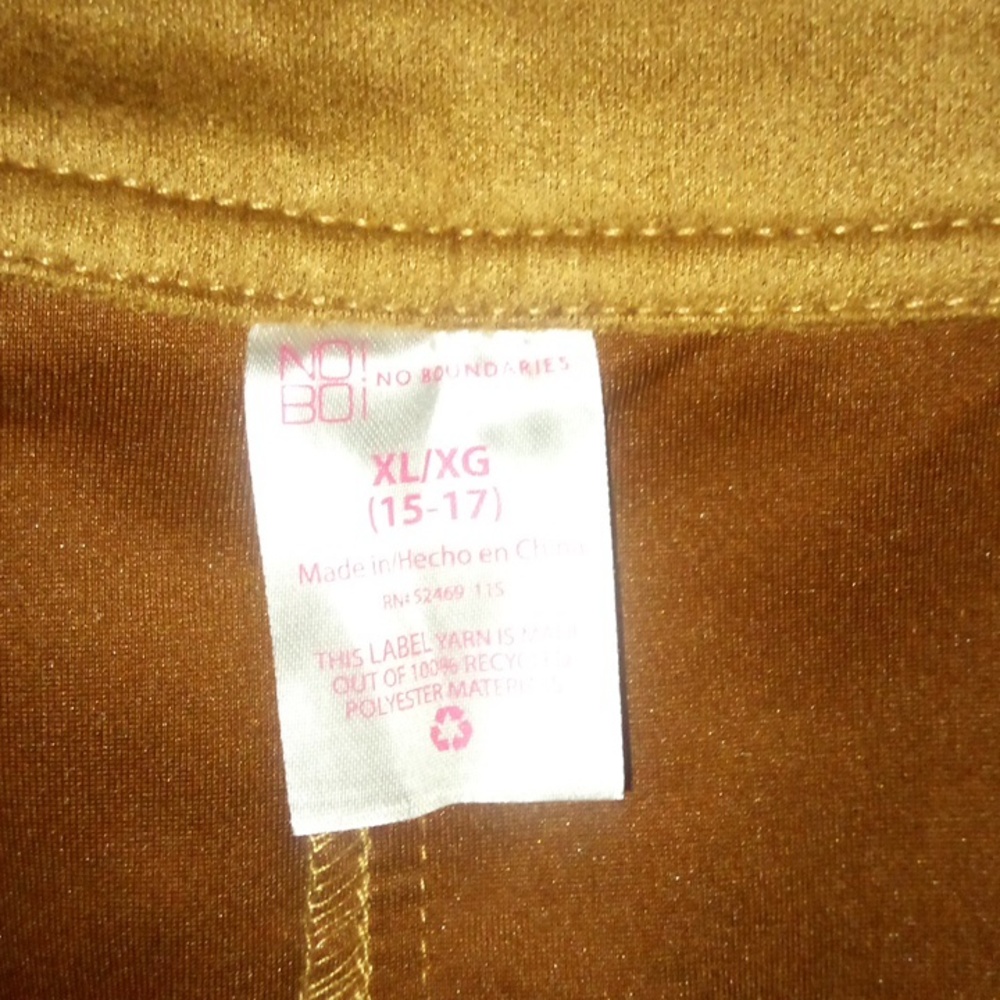Lt. brown/Brown (5) snap button-up casual skirt @Size: 15-17 **See pics PLZ** - Picture 6 of 7